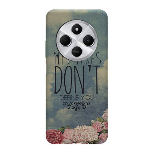 Coque Xiaomi Redmi 14C Mistakes | Housse silicone, antichocs, protection optimale - Motif floral